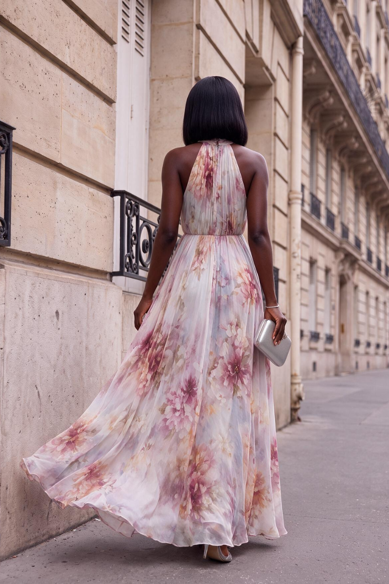 Monet Floral Maxi Dress