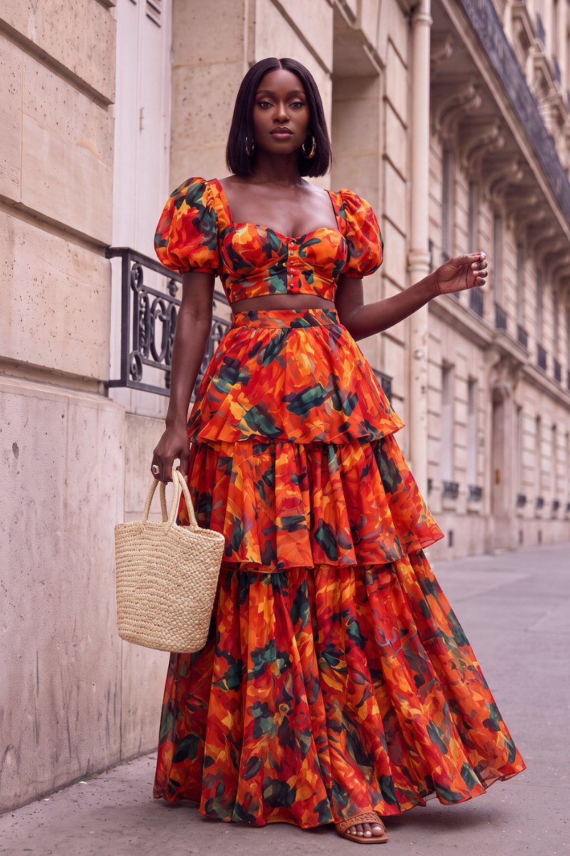 The Sienna Abstract Floral