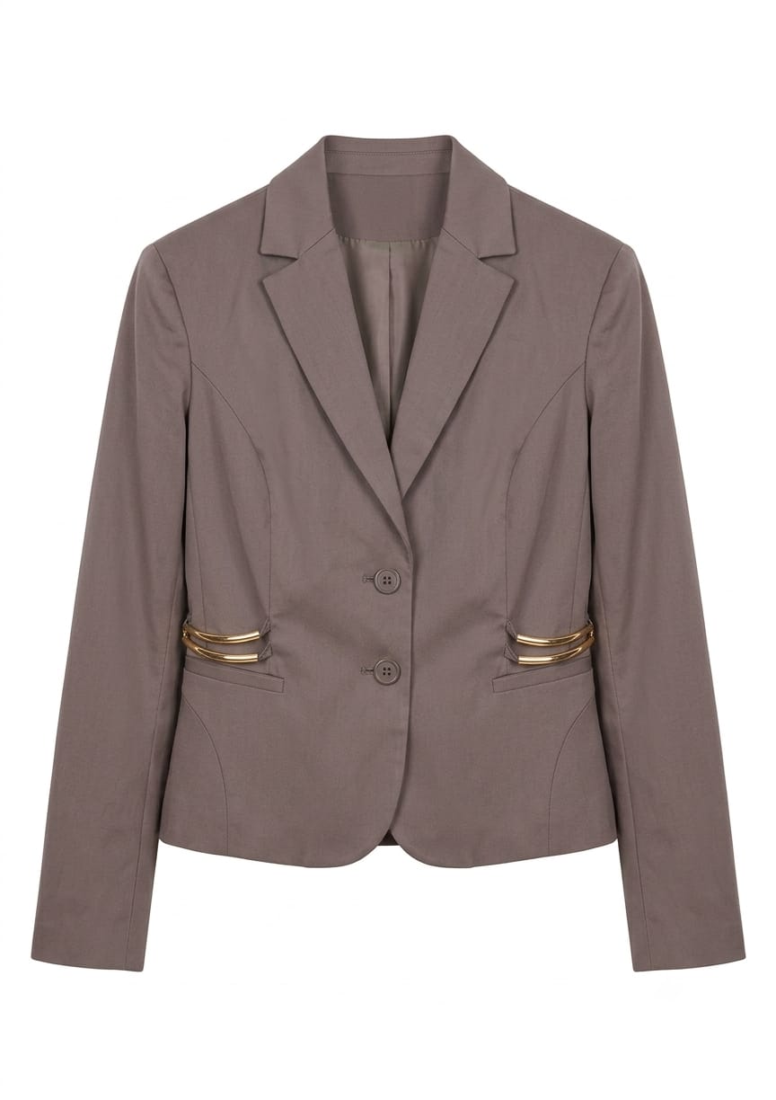 The Avenue Montaigne Taupe Suit