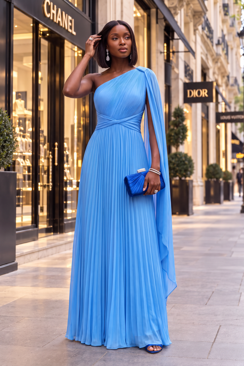 Aurelia Drape Gown