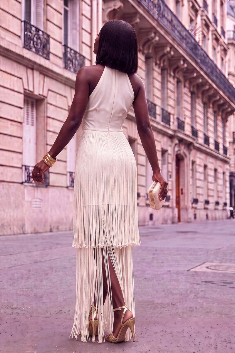 The Valentina Tiered Fringe Dress